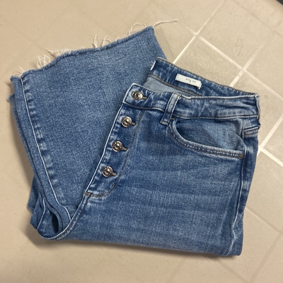 Wonderly Button Fly Jeans Wide Leg - Picture 2 of 10